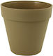 Round pot "DECO" sand No 1