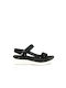 Ragazza Women's Flat Sandals with Strap in Black Color