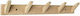 Bizzotto Wall Hanger Daiki Wooden 5 Hooks Brown 57x9cm