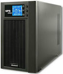 Qoltec Uninterruptible Power Supply 3000 USV 3000VA 2400W mit 4 Steckdosen