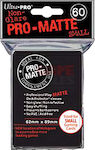 Ultra Pro Pro-Matte Small Card Sleeves Black 62x89mm 60τμχ