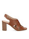 Leder Sandalen Anatomisch Cognac