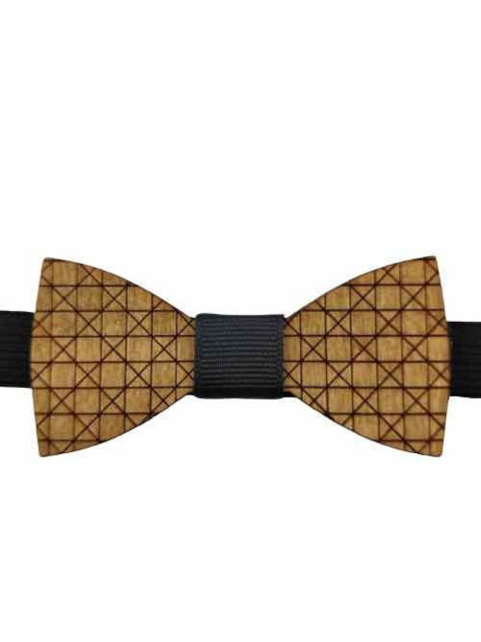 Men's Wooden Bow Tie Grammik Edition Wooden Bow Tie Walnut Bow Tie Black Bonjour Bebe "0012"