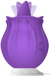 IntoYou Ünihörn Purplerose Clitoral Vibrator Tongue Licking Silicone Vibrator U-213 Purple