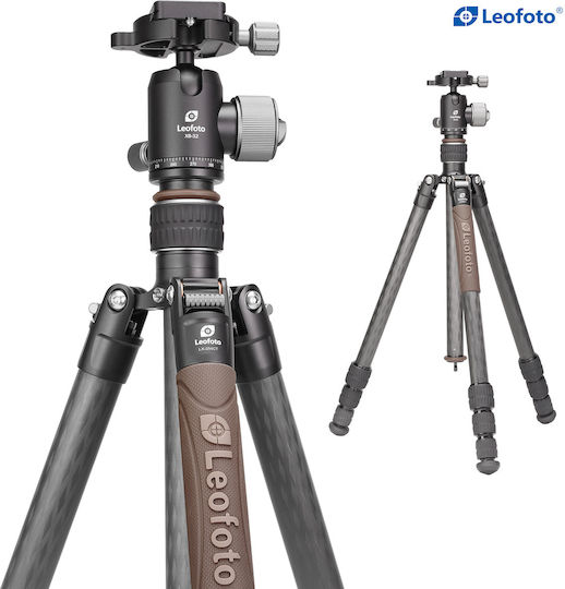 Leofoto Leofoto Urban LX-254CT LX-254CT Plus XB-32 Camera Tripod Made of Carbon Fiber with Spherical Head Up to 163cm