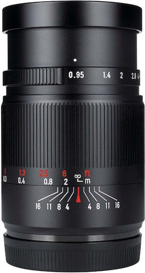 7artisans Crop Kameraobjektiv 25mm F/0.95 Festbrennweite für Sony E Mount Black