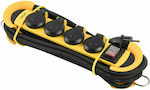 Philips 4-Outlet Power Strip 3m Black 1135100-0001