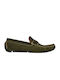 Boss Shoes Wildleder Herren Mokassins Olive