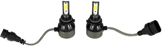 Auto Gs Λάμπες Αυτοκινήτου HB4-9006 LED 6000K Ψυχρό Λευκό 12V / 24V 36W 2τμχ