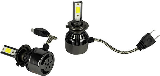 Auto Gs Λάμπες Αυτοκινήτου H7 LED 6000K Ψυχρό Λευκό 12-24V 36W 2τμχ
