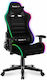 Huzaro Ranger 6.0 Child RGB Mesh Artificial Leather Gaming Chair with Adjustable Armrests and RGB Lighting Black