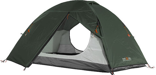Snugly 2 Camping Tent Igloo Mountaineering Green with Double Cloth 4 Seasons for 1 Person Waterproof 3000mm 300x230x125cm