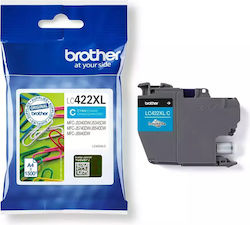 Brother LC422XL LC-422XLC Γνήσιο Μελάνι InkJet Κυανό