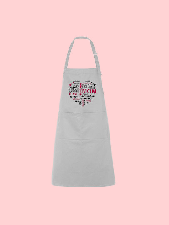 Apron for Mom " Mom words"