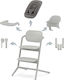 Cybex Lemo Highchair 4 in 1 with Metal Frame & Plastic Seat Suede Grey