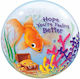 Luftballon Blase Jumbo Rund Mehrfarbig 56cm