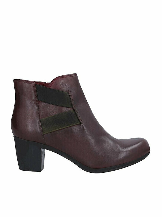 Khrio Ankle Boots Μπορντό