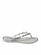 Women's Flip Flops Silver