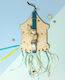 Easter Candle Square with Box Circus 26cm Blue Various Designs