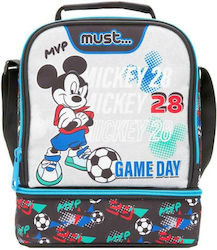 Must Team D-0563022 Geantă de prânz de umăr Gri 20x12x24cm