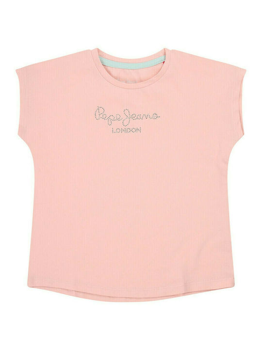 Pepe Jeans Παιδικό T-shirt Ροζ Nuria