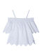 Kids' Shirt Short Sleeve White Anny