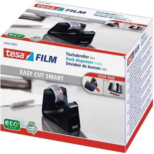 Tesa Βάση για Σελοτέιπ Easy Cut Μαύρο