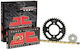 JT Sprockets Chain & Sprocket Kit (14-37-428) for Honda Wave 110 2012-2014