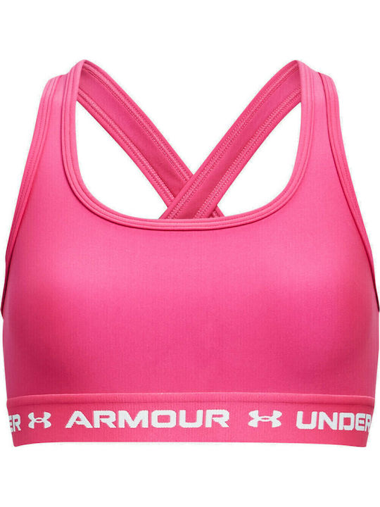 Under Armour Crossback Παιδικό Μπουστάκι Ροζ