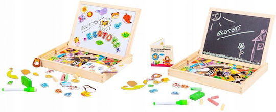 Ecotoys Πίνακας Μαγνητικός / Μαυροπίνακας Διπλής Όψης 30x23x22εκ.