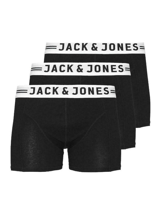 Jack & Jones Παιδικό Σετ με Μποξεράκια 3τμχ Μαύρα