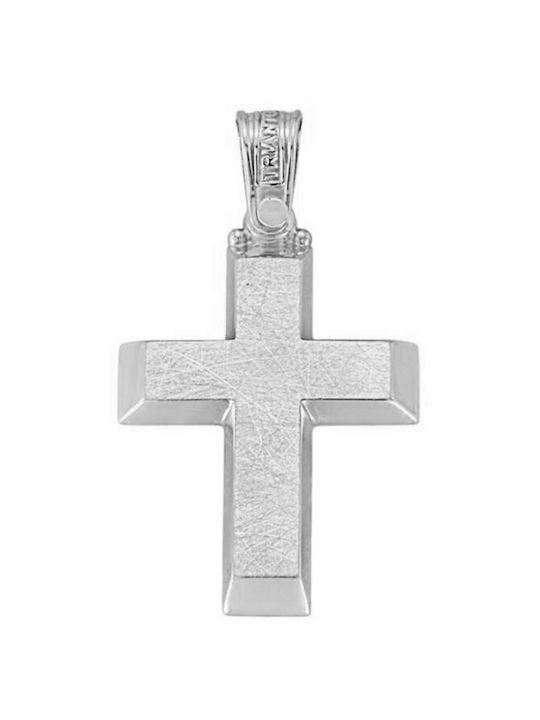 Baptismal cross SAVVIDIS made of 14K white gold