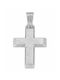 Baptismal cross SAVVIDIS made of 14K white gold