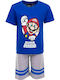 Super Mario Pijama pentru copii De vară Albastru