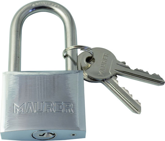 Maurer Steel Padlock Brass with Key 30mm 1pcs