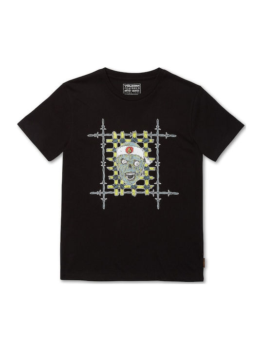 Παιδικό T-shirt Μαύρο Richard French Sayer