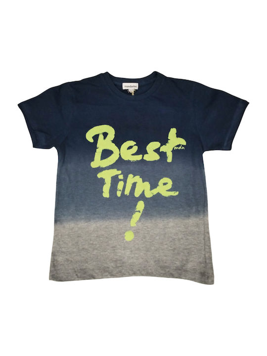 Mandarino T-shirt Μπλε Mandarino T-shirt Μπλε