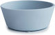 Mushie Baby Food Bowl Simple made of Silicone Powder Blue