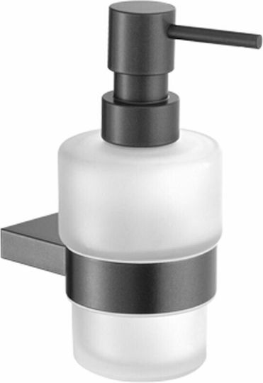 Sanco Academia Επιτοίχιο Dispenser Γυάλινο Γκρι