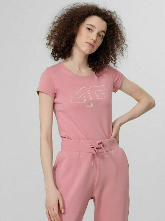 4F Women's T-shirt Pink
