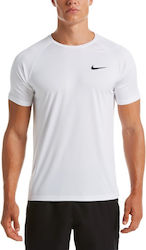 Nike Hydroguard UPF 40+ Αντηλιακή Μπλούζα Λευκή