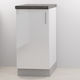 Glamour Floor Cabinet White High Gloss L40xW48xH82cm