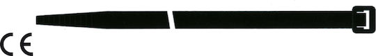 Maurer Plastic Cable Ties 135mm x 2.5mm in Black Colour (100 pcs) 88498