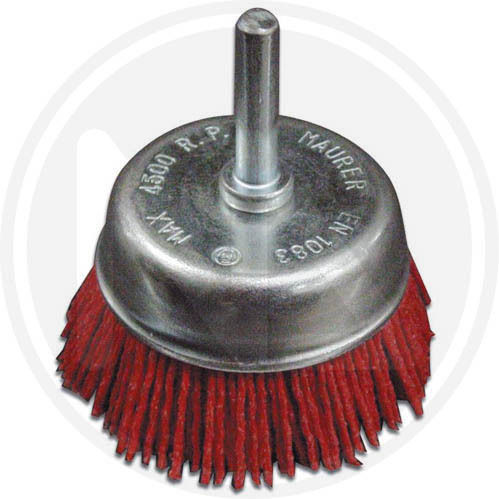 Maurer 87295 Nylon Brush Bell for Drill 50mm