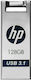 HP X795w 128GB USB 3.1 Stick Silber