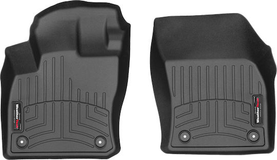 WeatherTech Μπροστινά Πατάκια 2τμχ Τύπου Σκαφάκι για Seat Tarraco Skoda Kodiaq Μαύρα