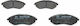 Bosch Brake Pad Front 4pcs for Chevrolet Aveo / Kalos Daewoo Kalos