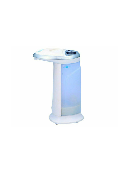 Aria Trade 19493 Dispenser Bucătărie Plastic cu Distribuitor Automat Alb 300ml