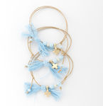 Αφήτεχνο Christening Charm Bracelet Light Blue 50pcs