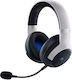 Razer Kaira Pro Hyperspeed PlayStation Fără fir Peste ureche Gaming Headset cu conexiune Bluetooth / USB Black/White pentru PS4 / PC / PS5